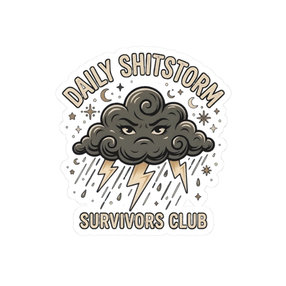 Daily Shitstorm Survivors Club Sticker