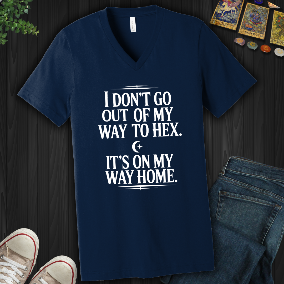 Not Out Of My Way V-Neck Tee