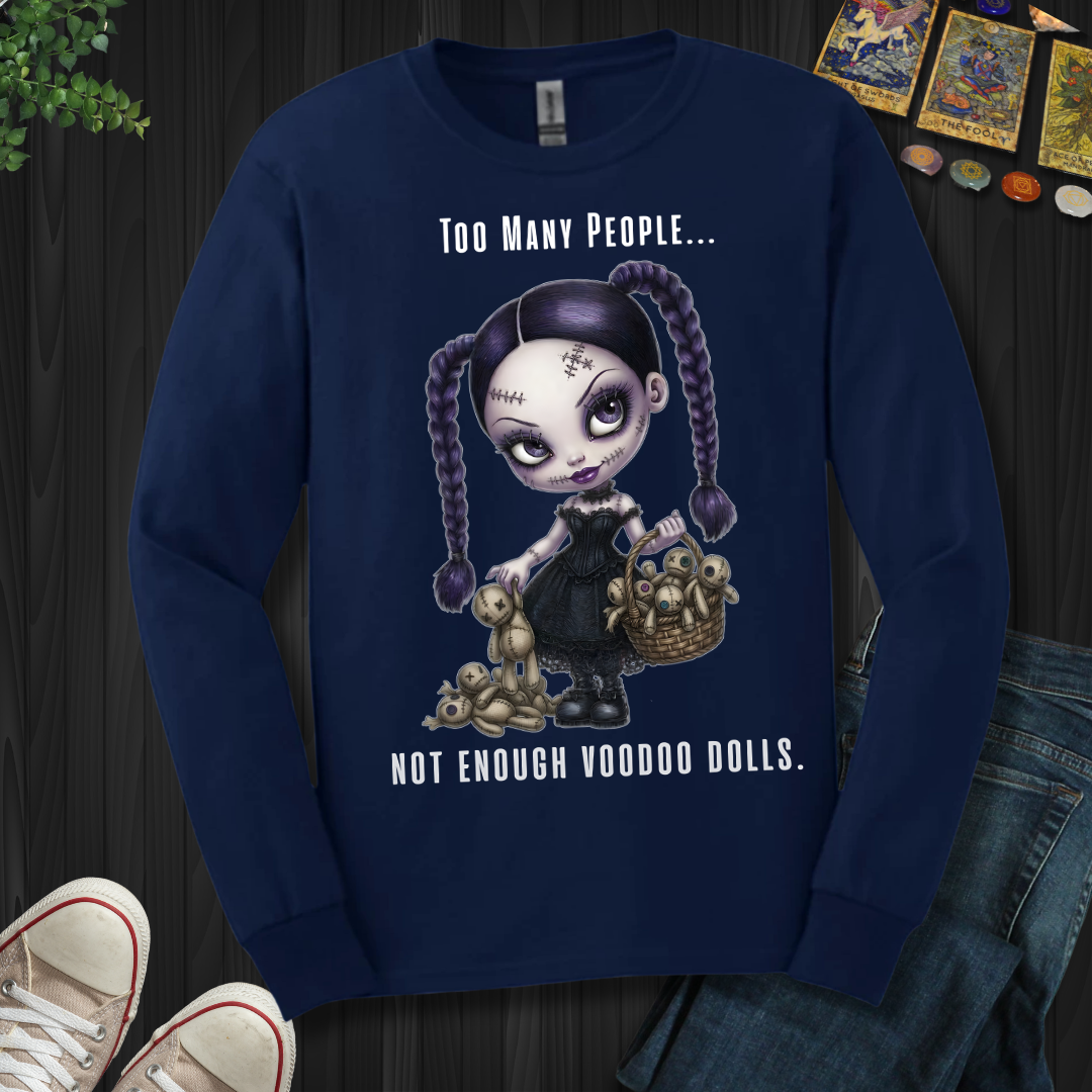 Too Many People Long Sleeve Tee