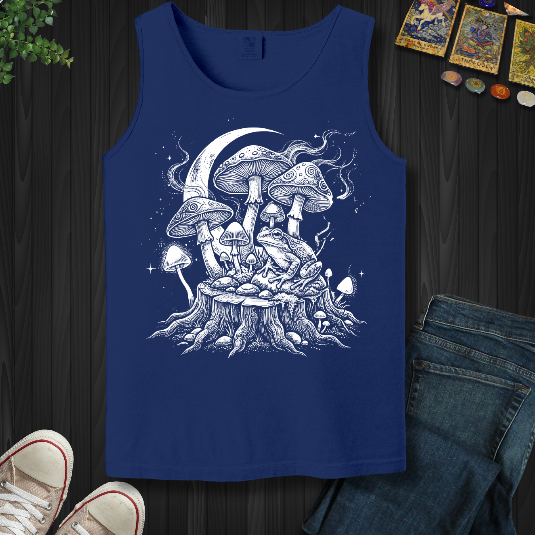 Moonlit Mushroom Grove Tank Top