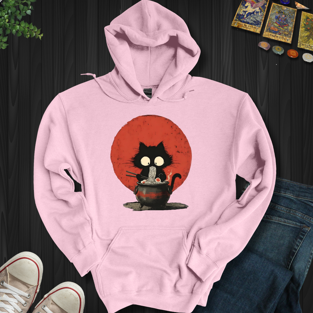 Midnight Noodle Familiar Hooded Sweatshirt