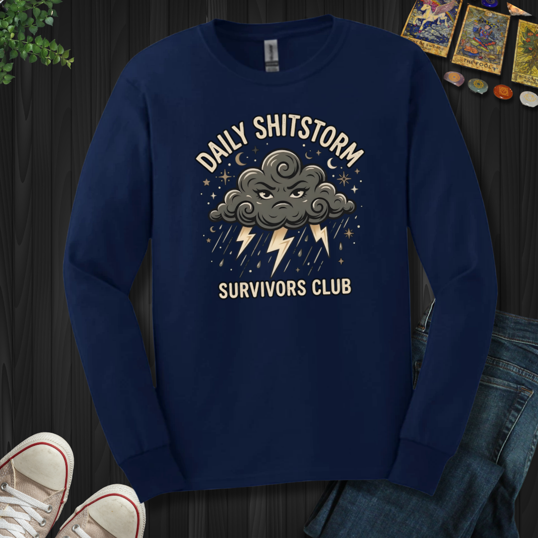 Daily Shitstorm Survivors Club Long Sleeve Tee