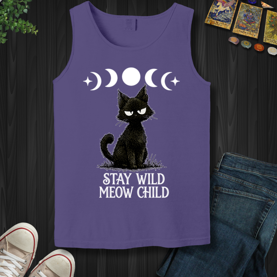 Stay Wild Meow Child Tank Top