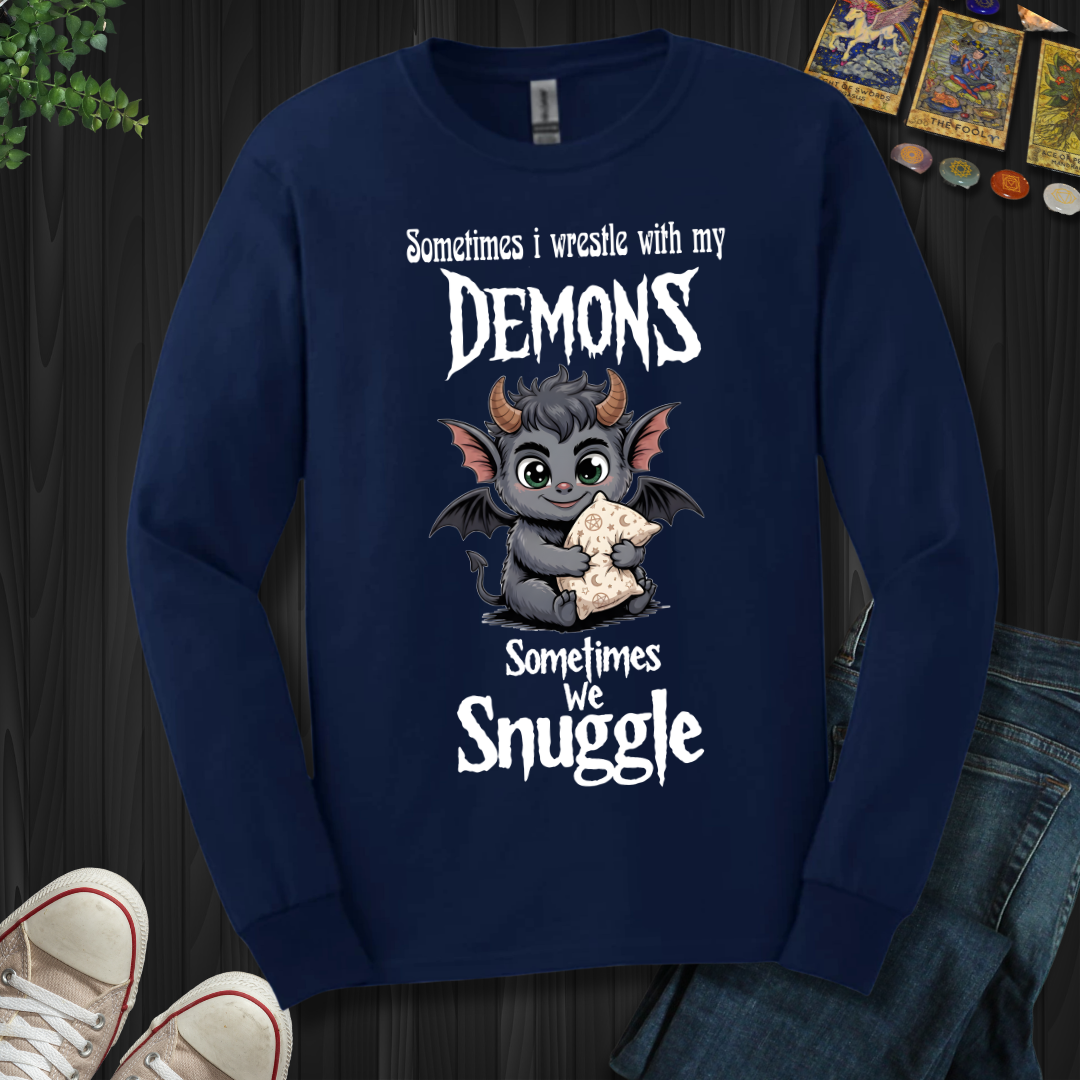 Snuggle Demon Long Sleeve Tee