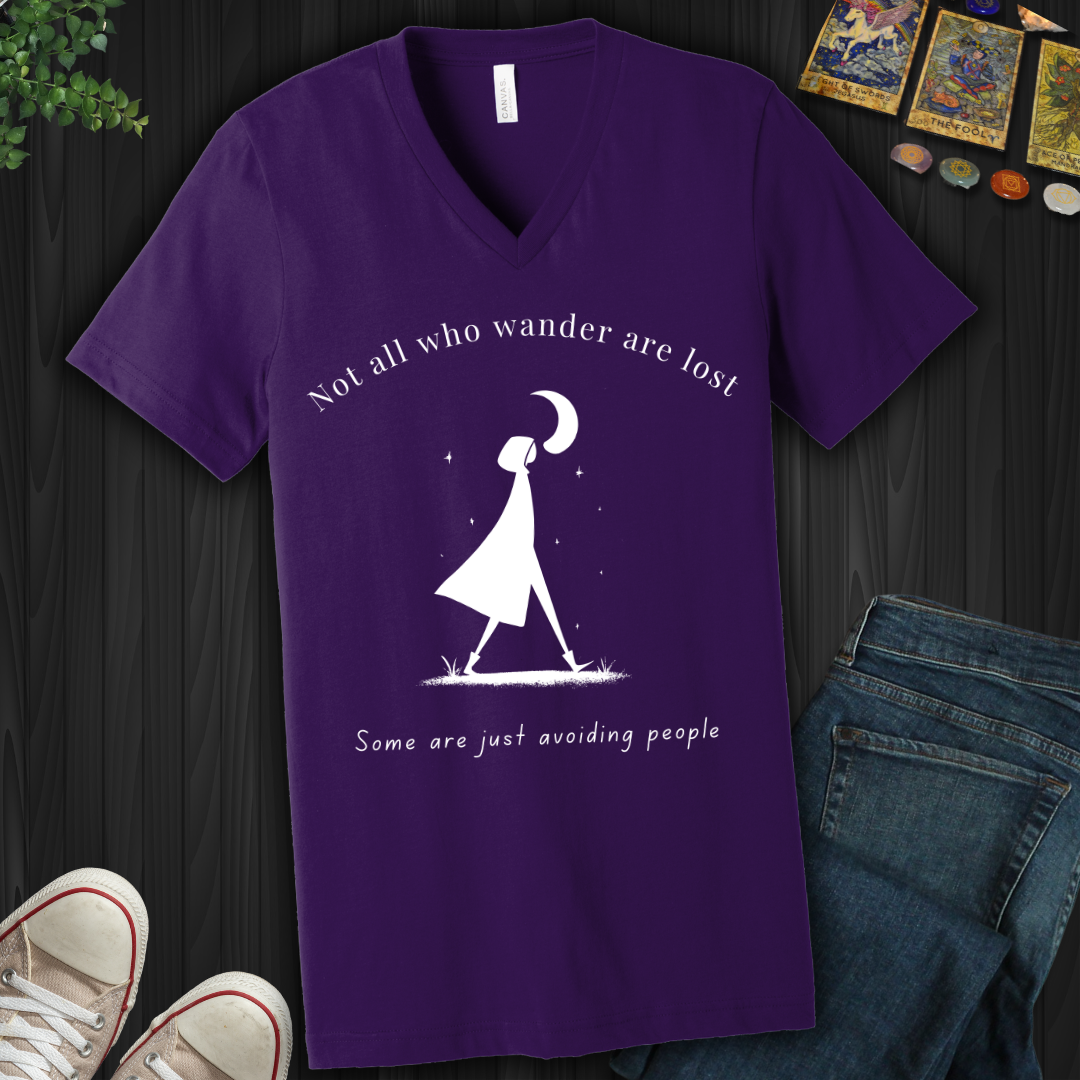 Not All Who Wander V-Neck