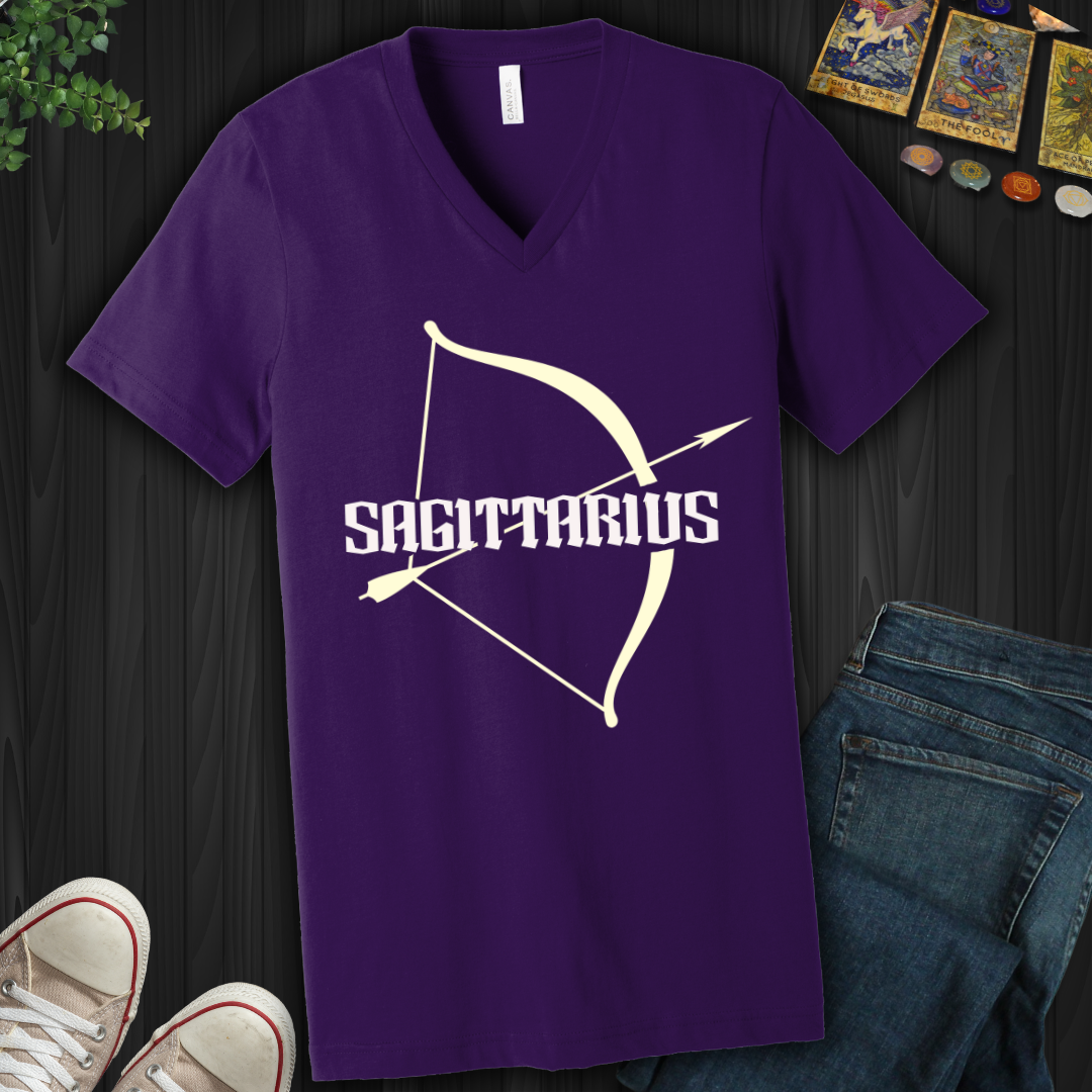Sagittarius: Aim For The Stars V-Neck