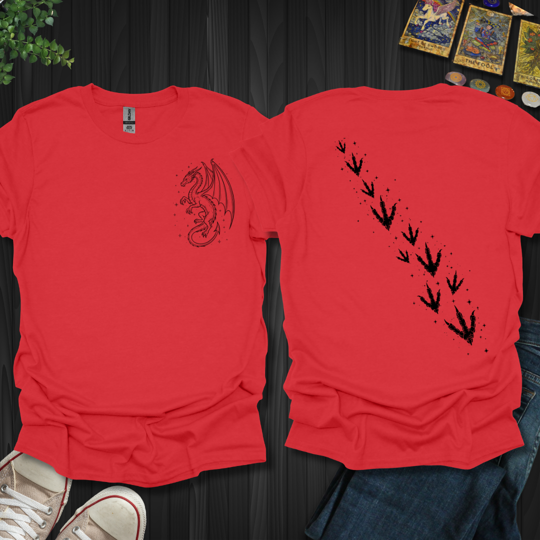 Dragon Tracks Front and Back T-Shirt