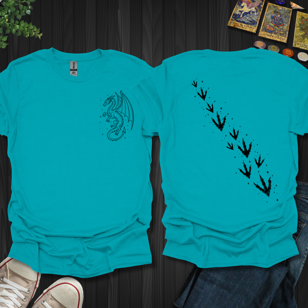 Dragon Tracks Front and Back T-Shirt