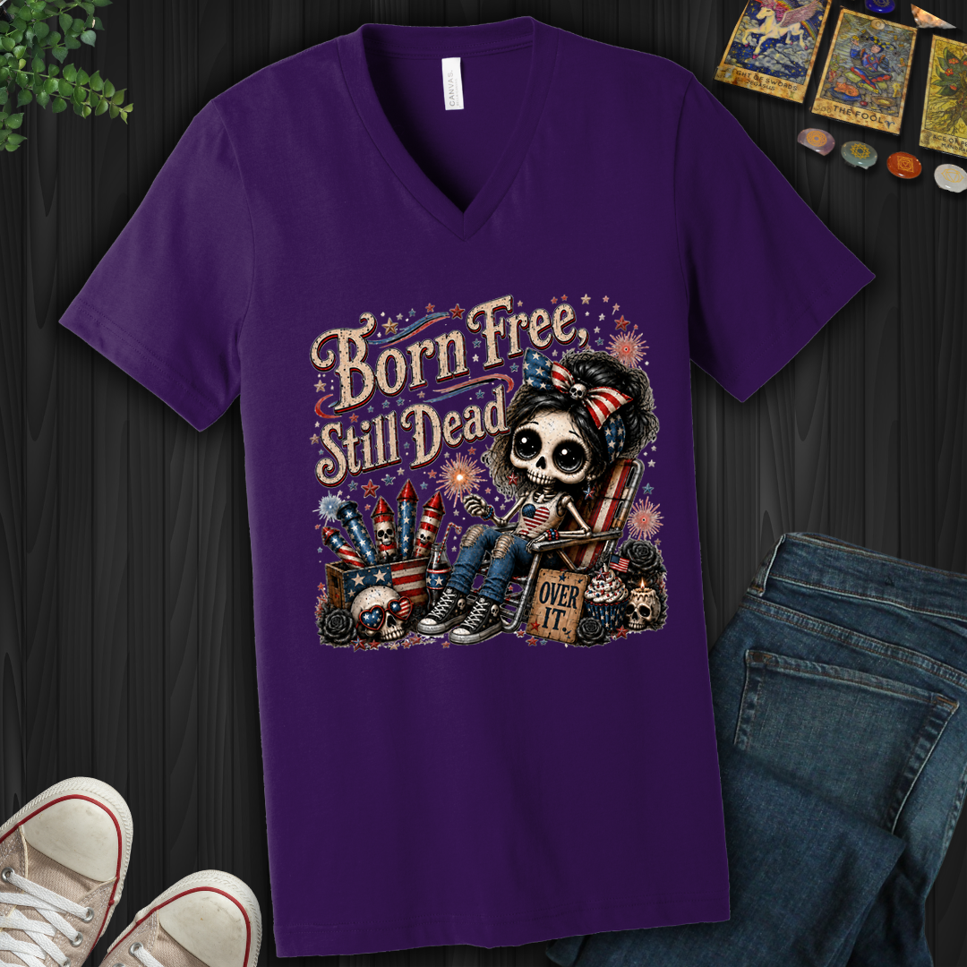 Born Free, Still Dead- V-Neck
