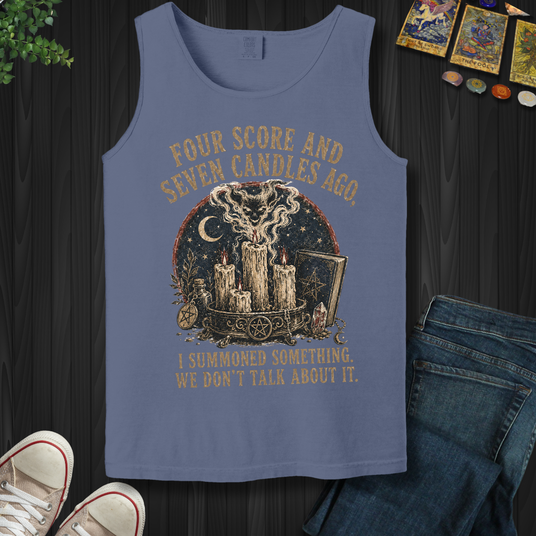 Four Score And Seven Candles- Tank Top