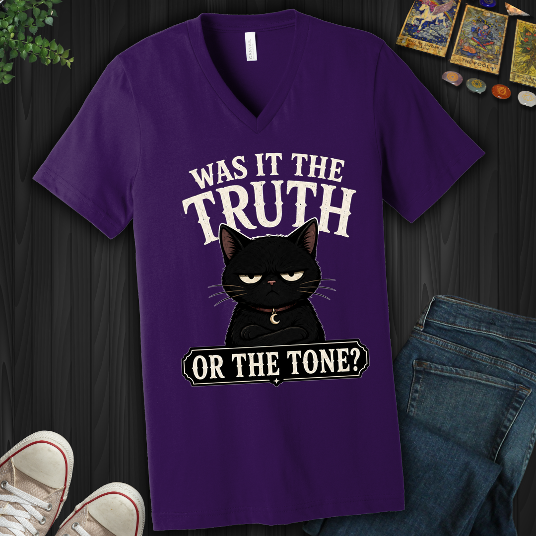 Was It The Truth Or The Tone- V-Neck