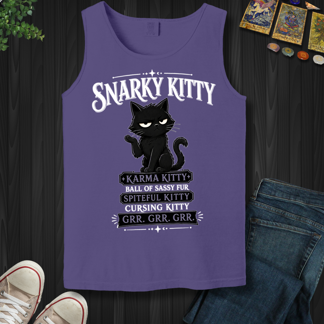 Snarky Kitty- Tank Top
