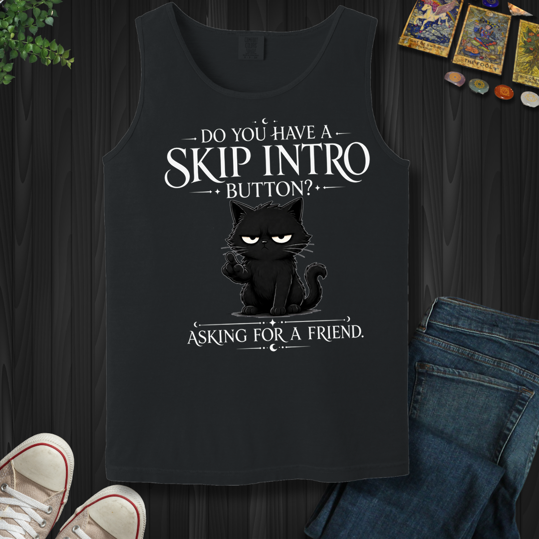 Skip Intro Button- Tank Top
