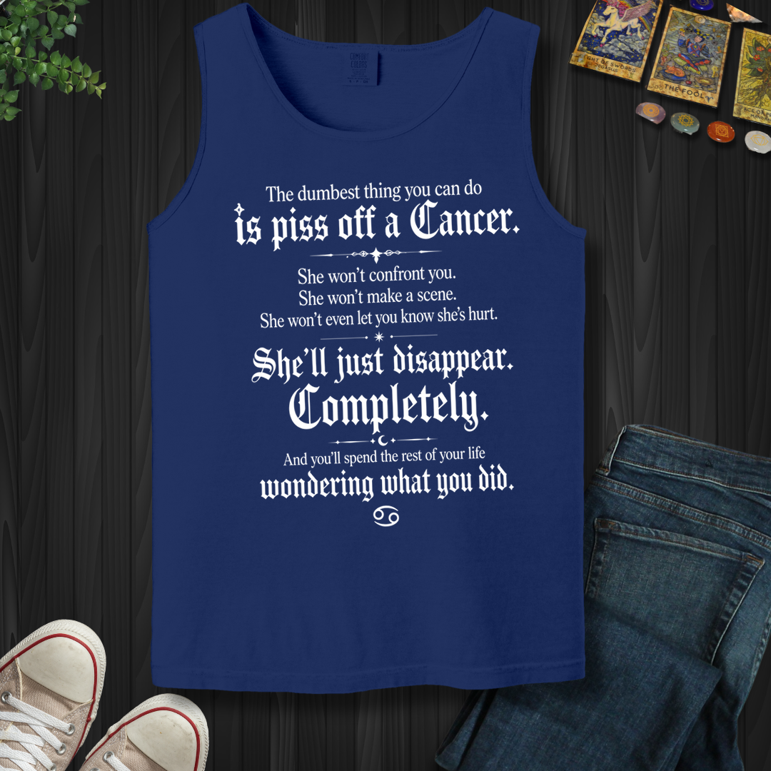 Dumbest Thing You Can Do Cancer- Tank Top