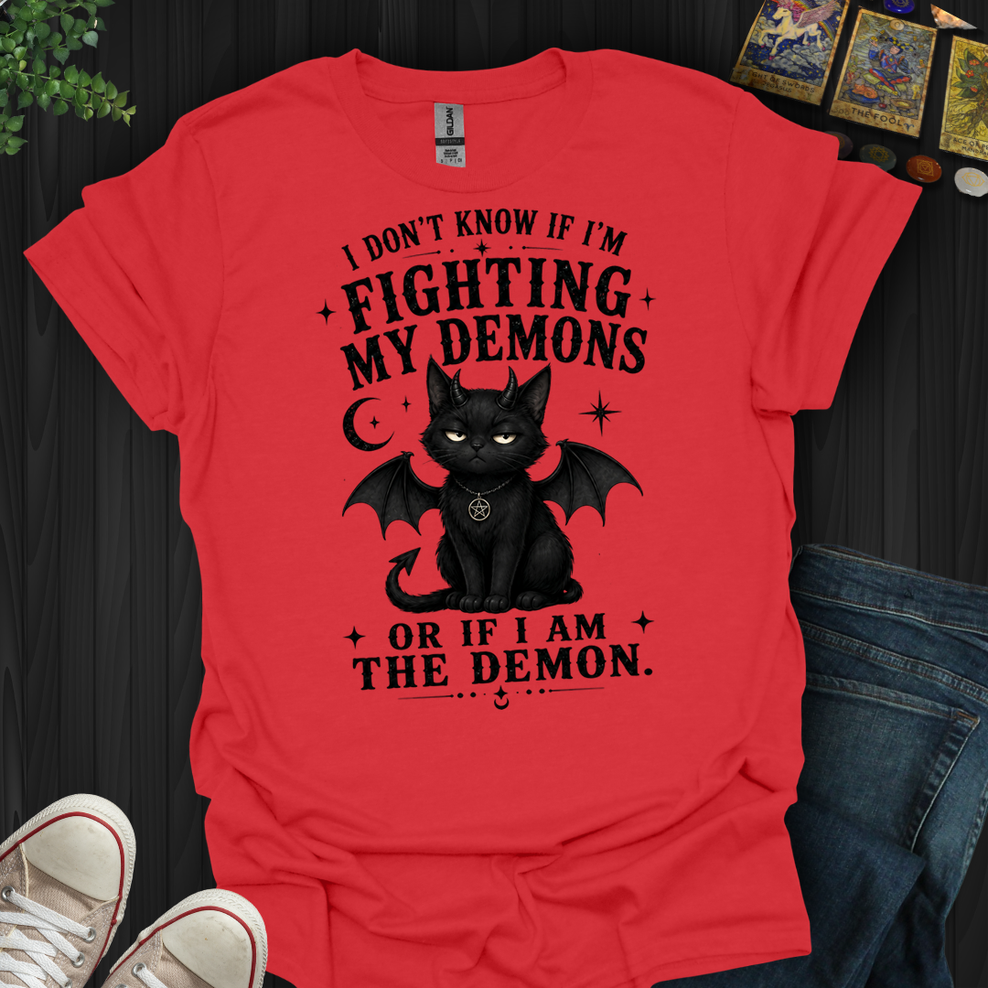 Fighting The Demon Or Am The Demon- T-Shirt