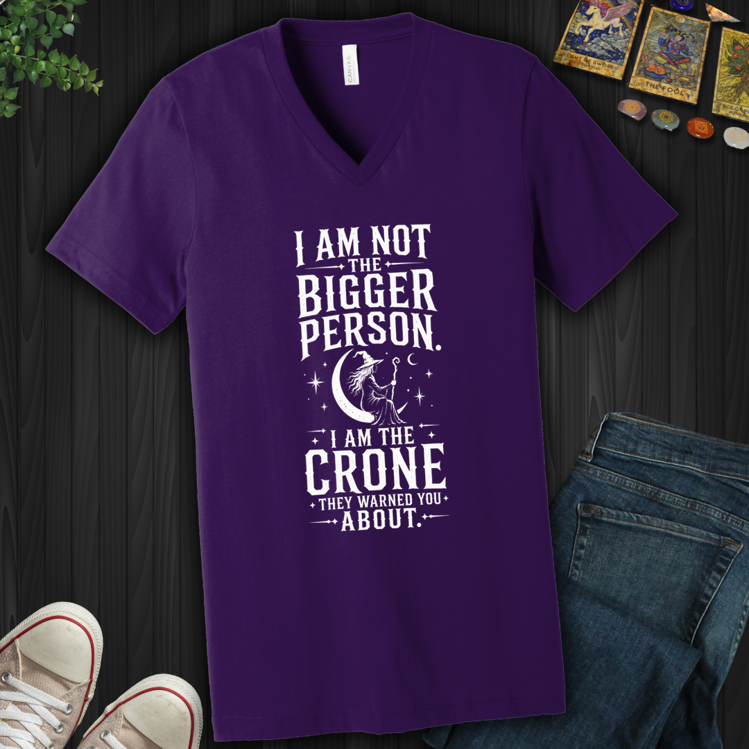 The Crone They Warned You About- V-Neck
