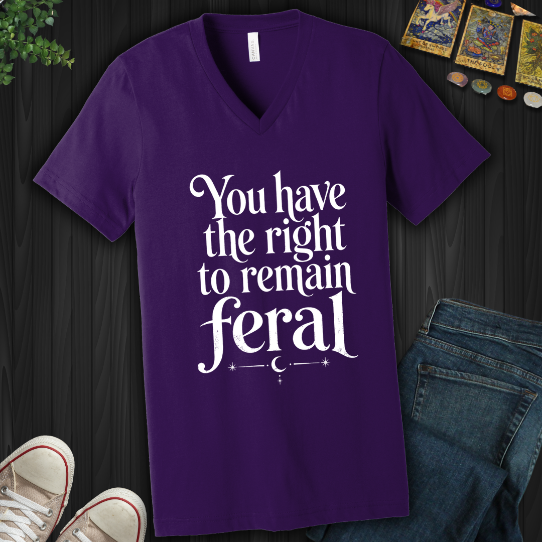 The Right To Remain Feral- V-Neck