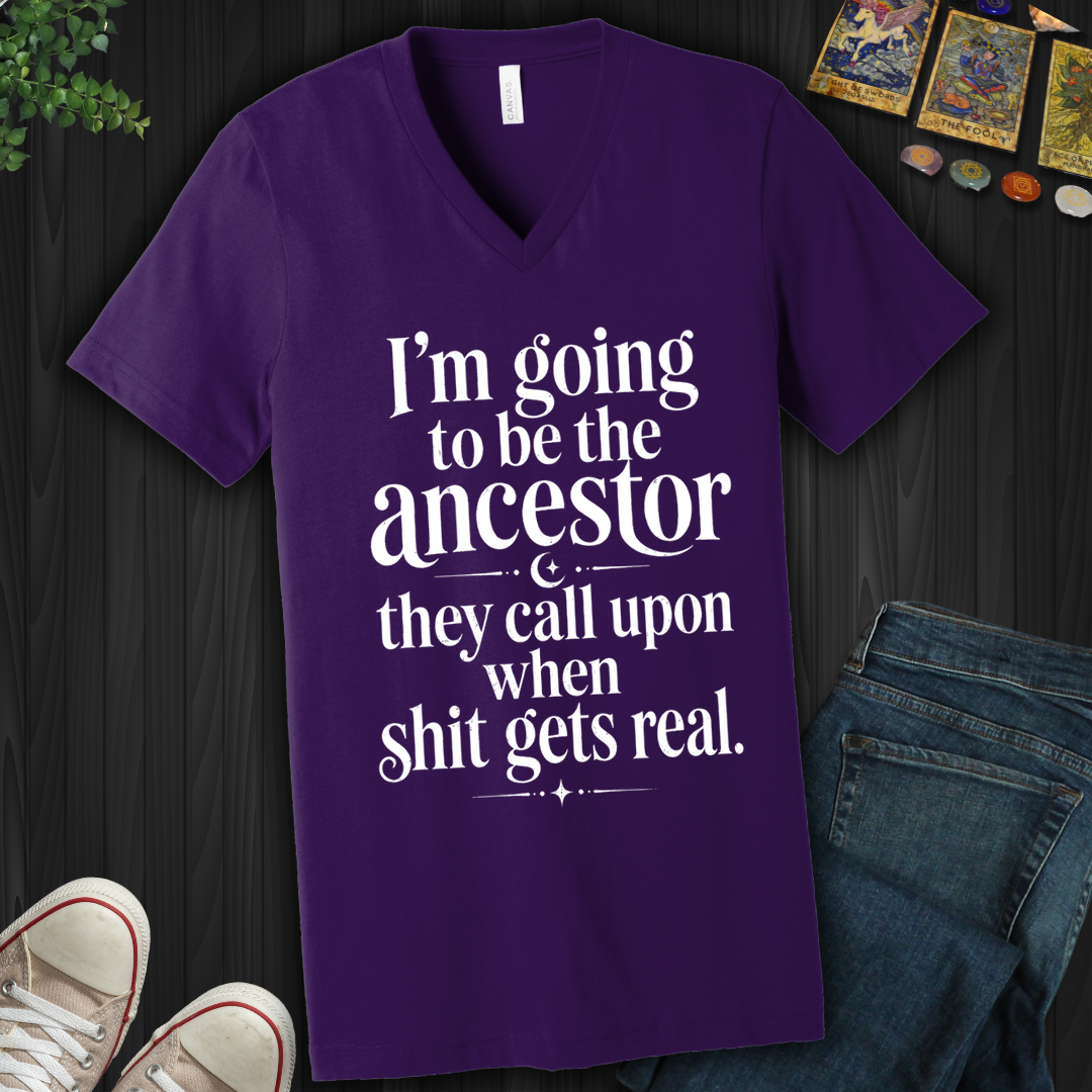 The Ancestor They Call Upon- V-Neck