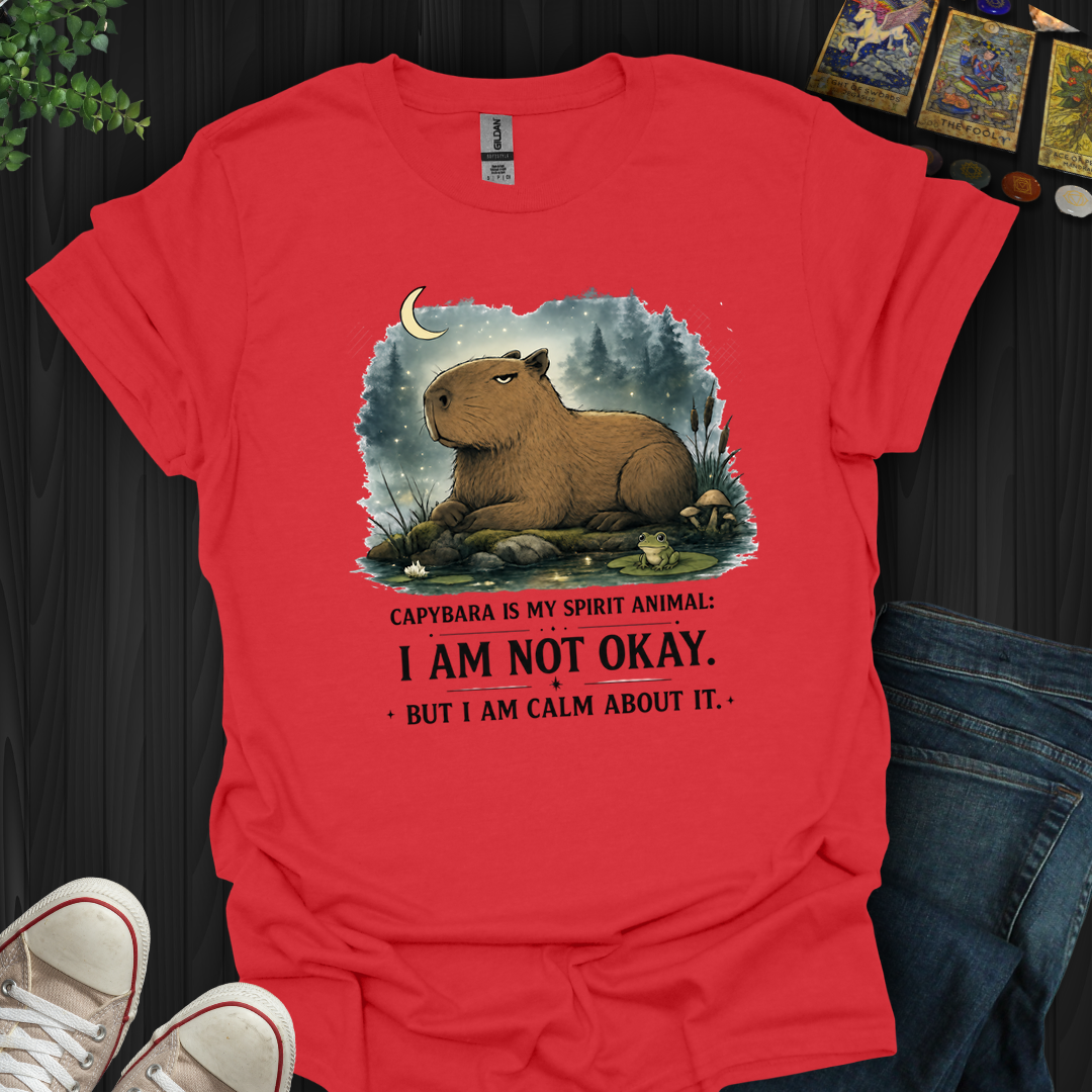 Capybara Is My Spirit Animal- T-Shirt