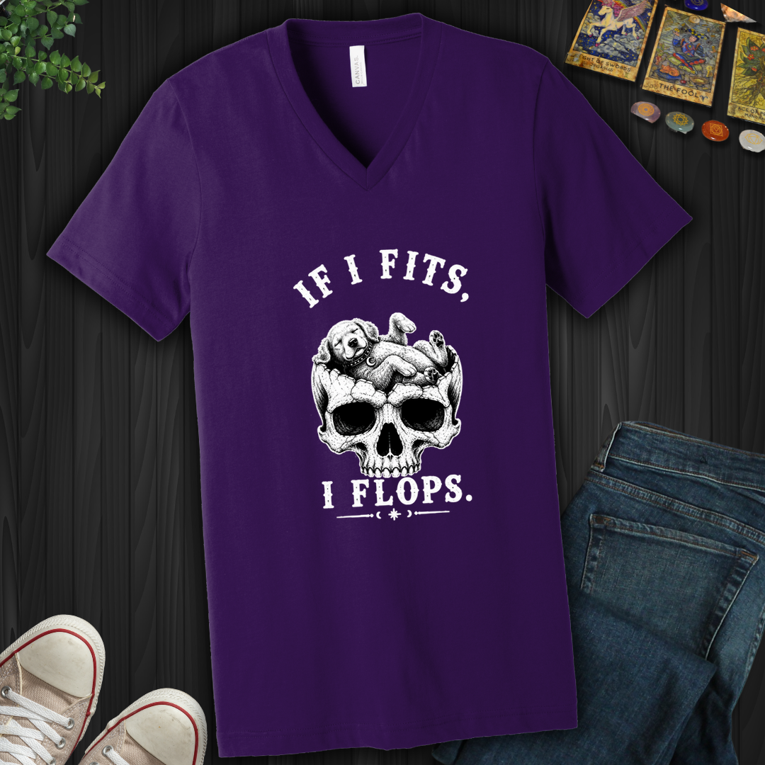 I Fits I Flop- V-Neck