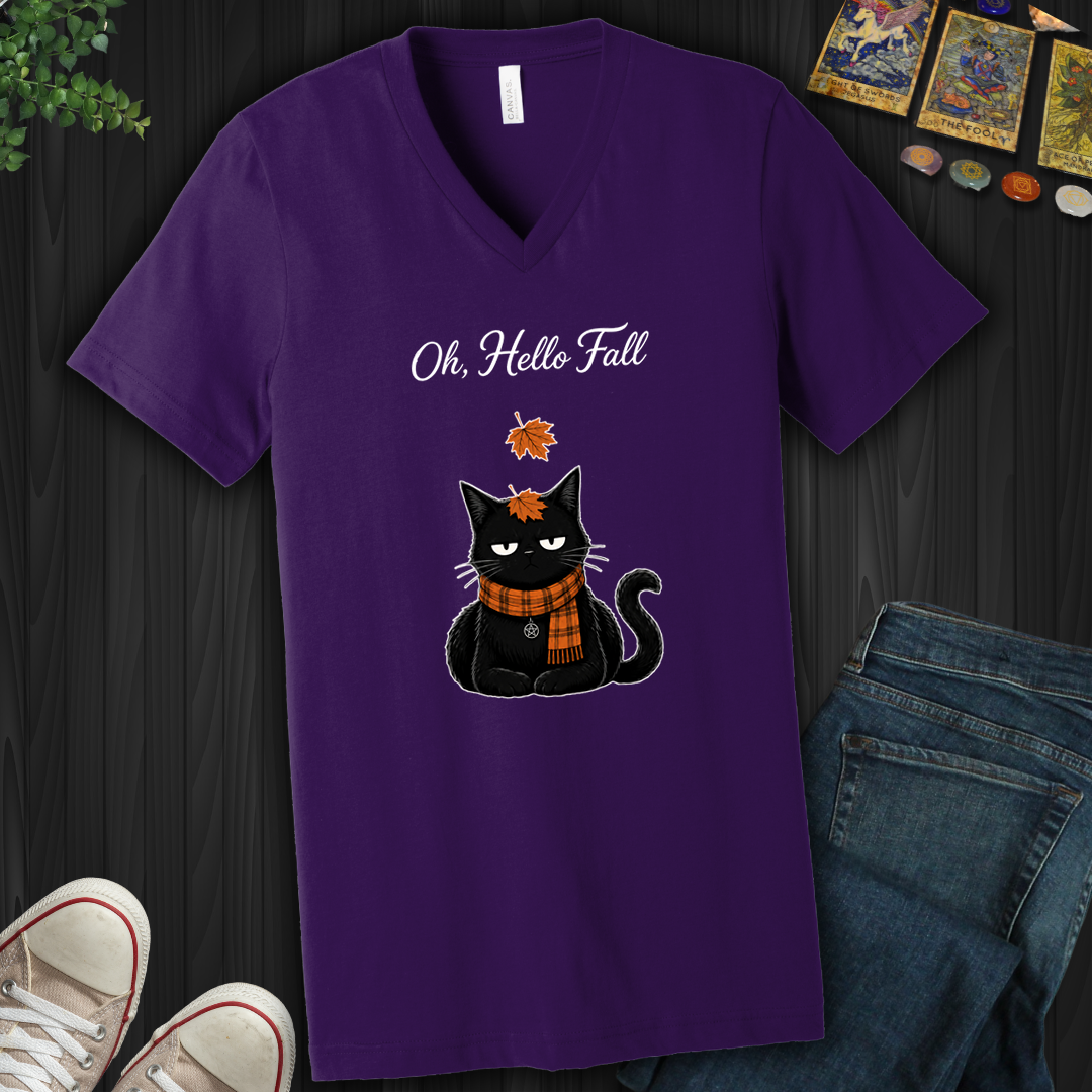 Oh, Hello Fall- V-Neck