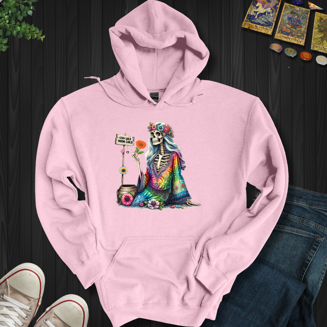 Hippy Moon Child- Hooded Sweatshirt