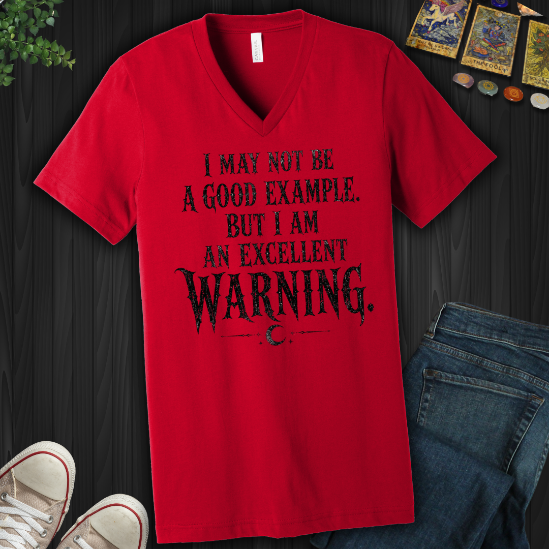 Excellent Warning- V-Neck