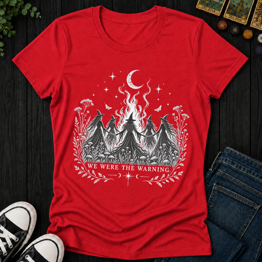 We Were The Warning- Women's Fitted Tee
