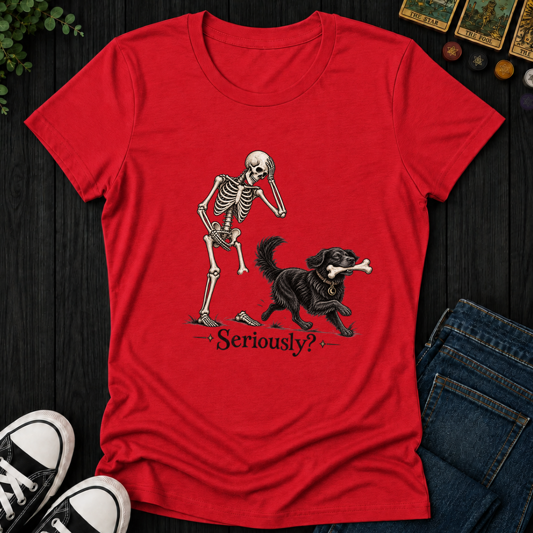 Seriously- Women's Fitted Tee
