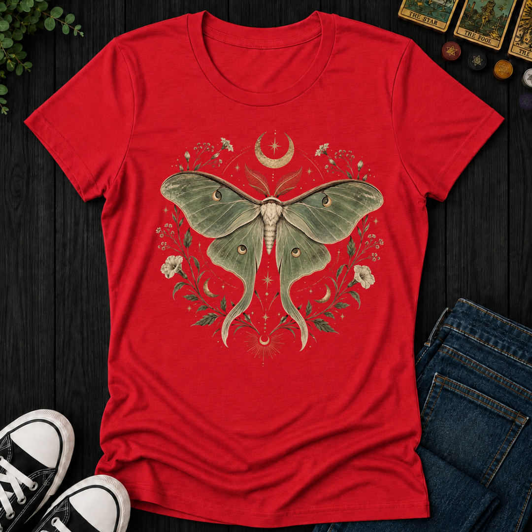 Celestial Boho Luna- Women's Fitted Tee