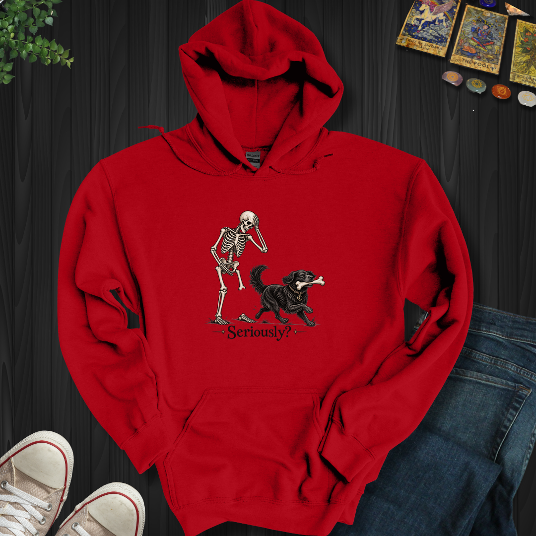 Seriously- Hooded Sweatshirt