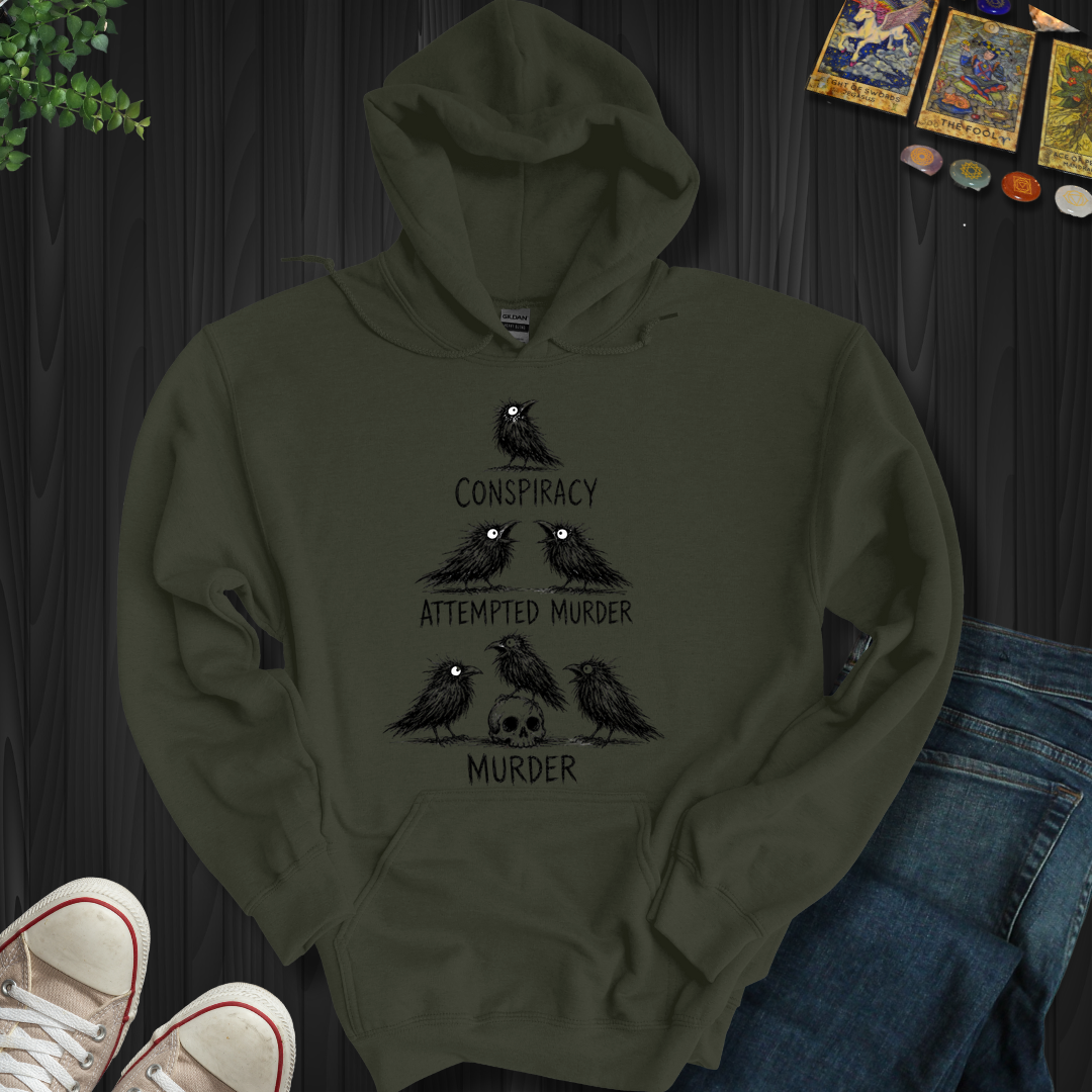 Conspiracy- Hooded Sweatshirt