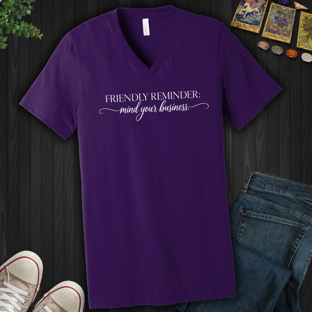Mind Your Business- V-Neck