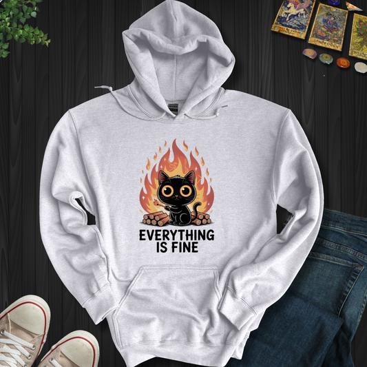 Everything Is Fine Hooded Sweatshirt