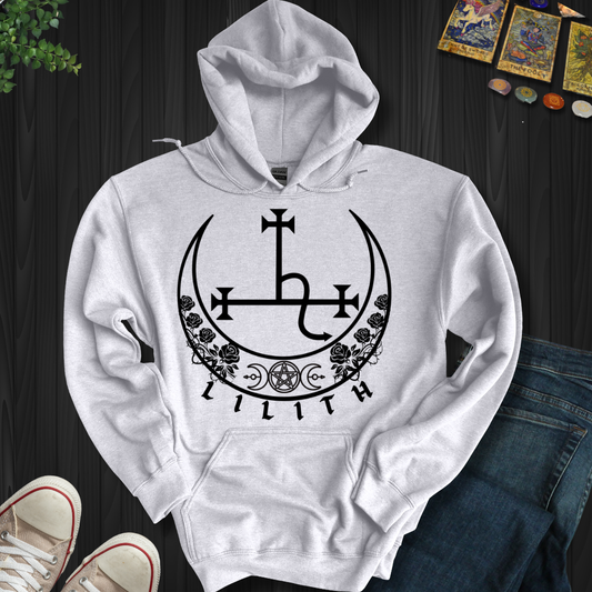 Shadowed Seal of Lilith Hooded Sweatshirt
