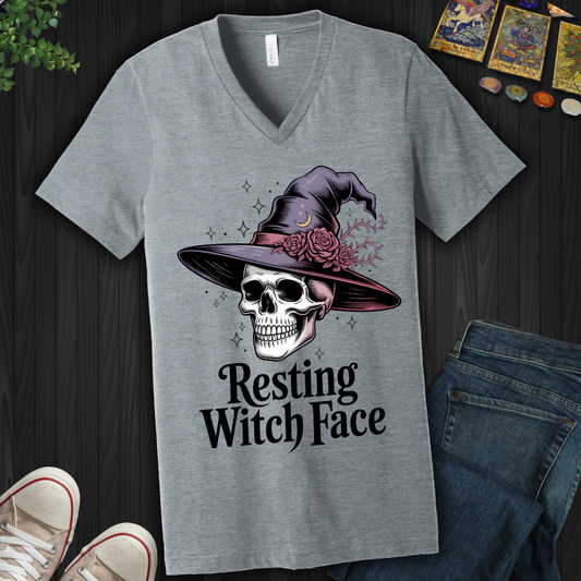 Resting Witch Face V-Neck Tee