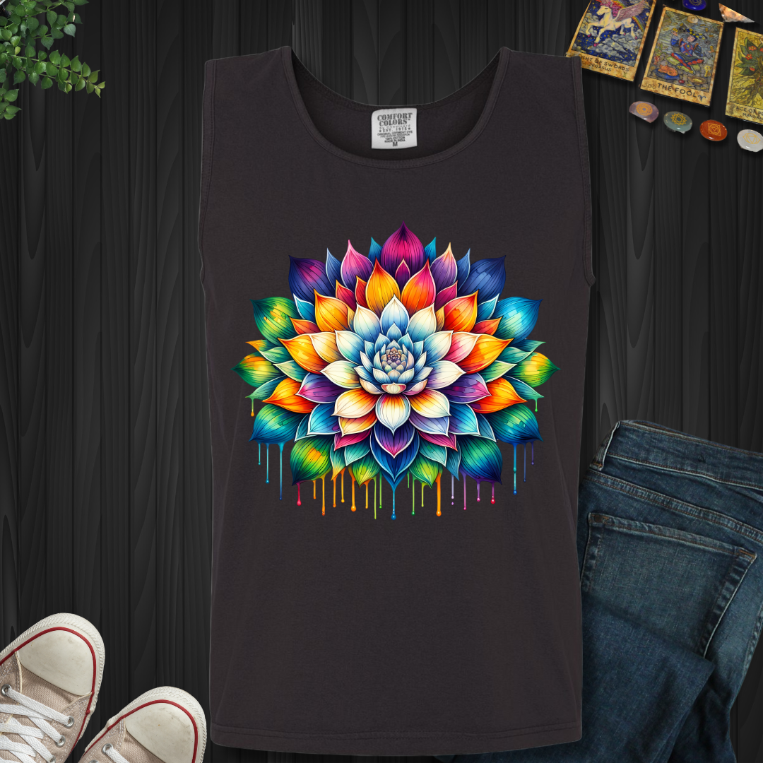 Dripping Lotus Tank Top