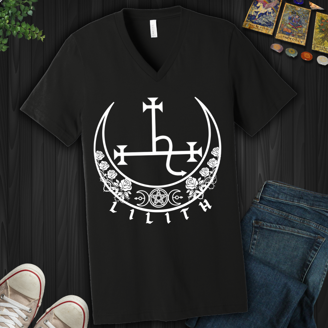 Lilith's Shadow Mark V-Neck Tee