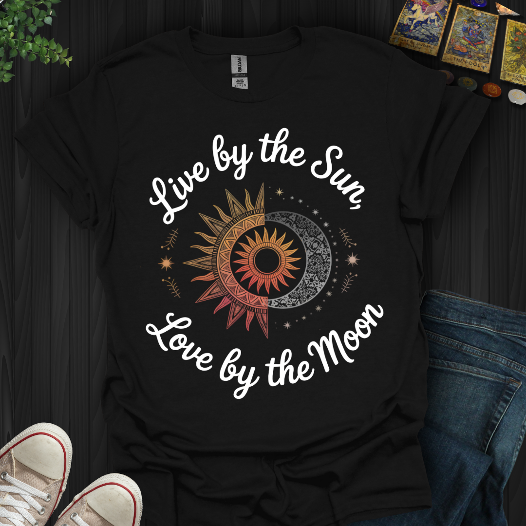 Tribal Sun, Mystic Moon T-Shirt
