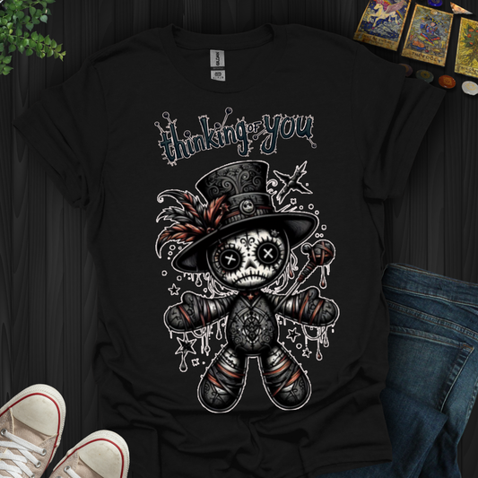Thinking of You Voodoo Doll (front only) T-Shirt