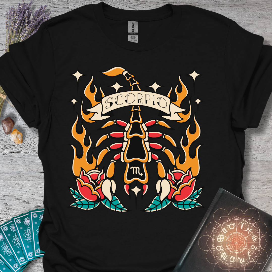 Scorpio's Fiery Sting T-Shirt