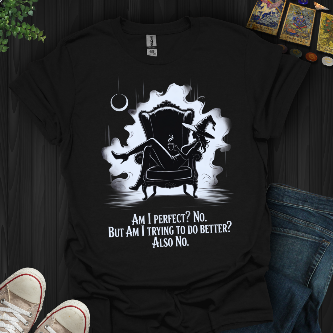 Perfect? No. Trying? Also No T-Shirt