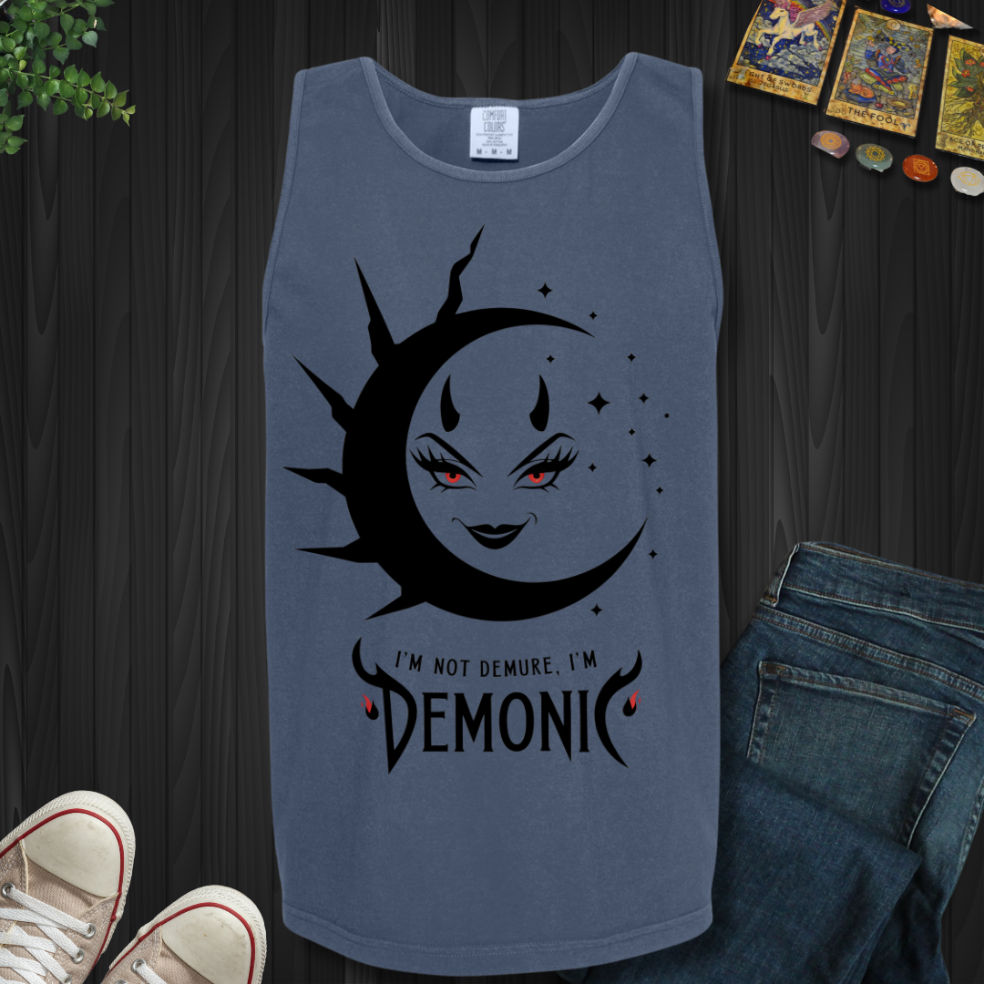 Not Demure, Demonic Tank Top