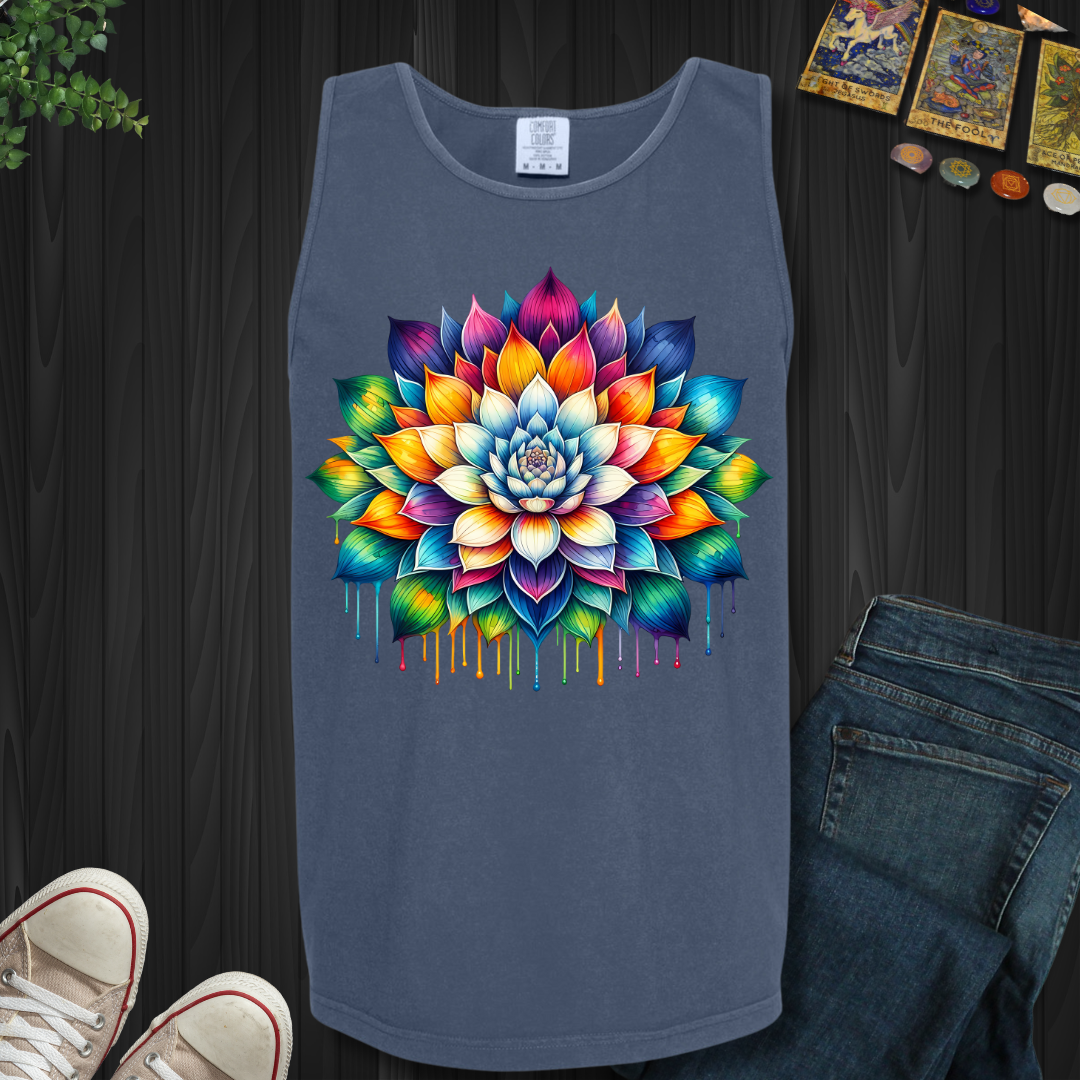 Dripping Lotus Tank Top