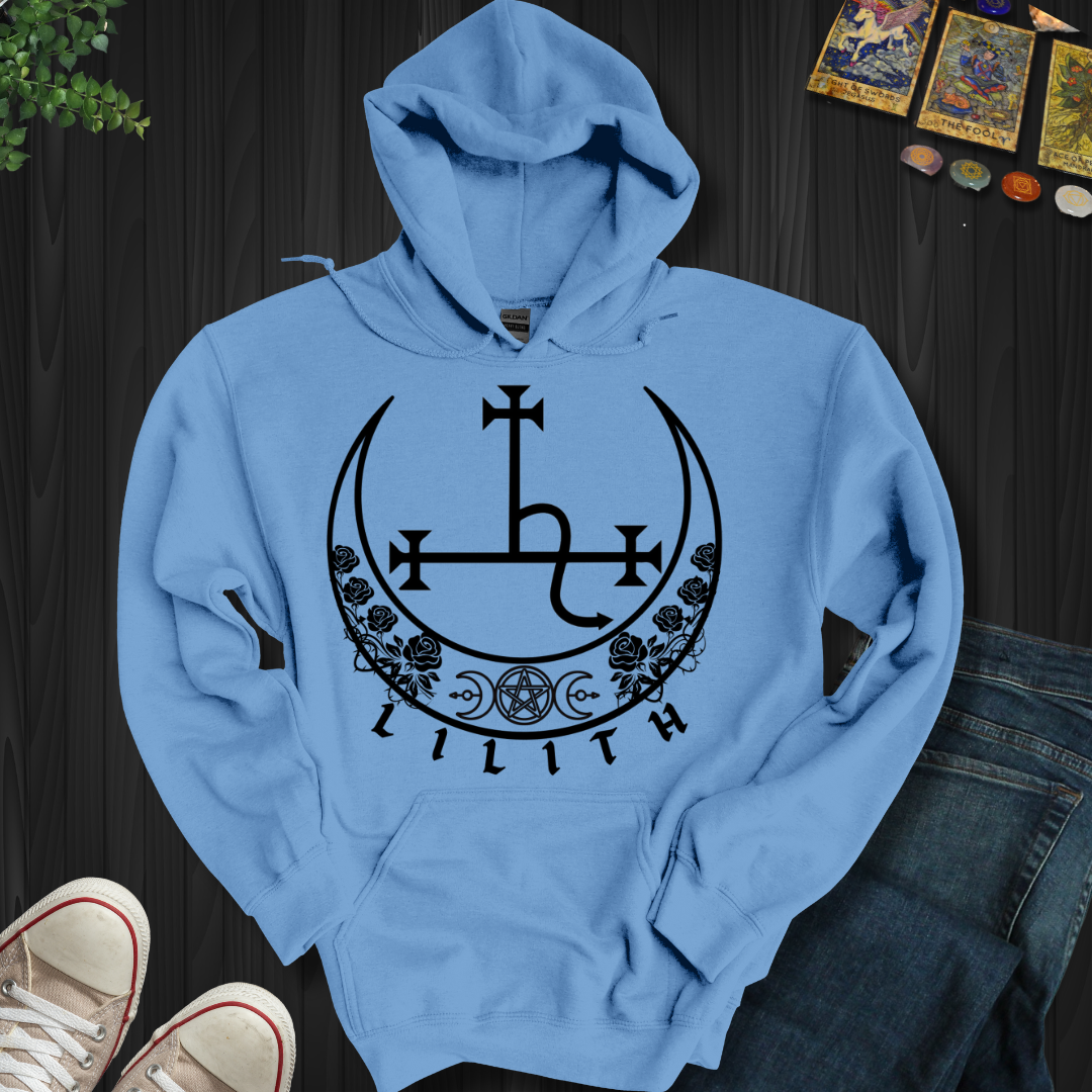 Shadowed Seal of Lilith Hooded Sweatshirt