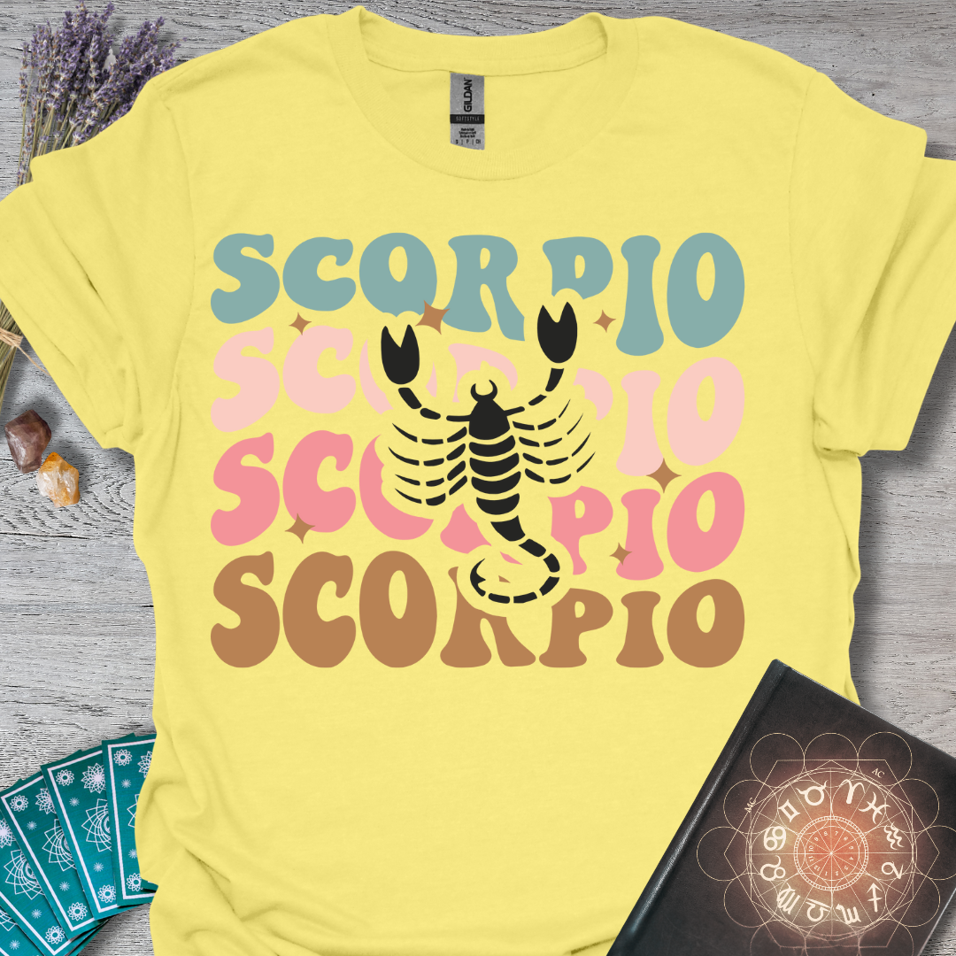 Retro Scorpio Vibes T-Shirt