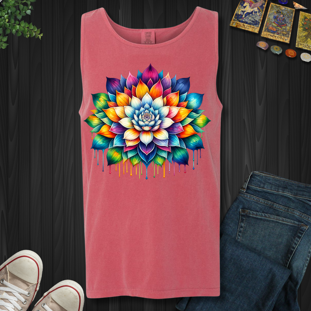 Dripping Lotus Tank Top