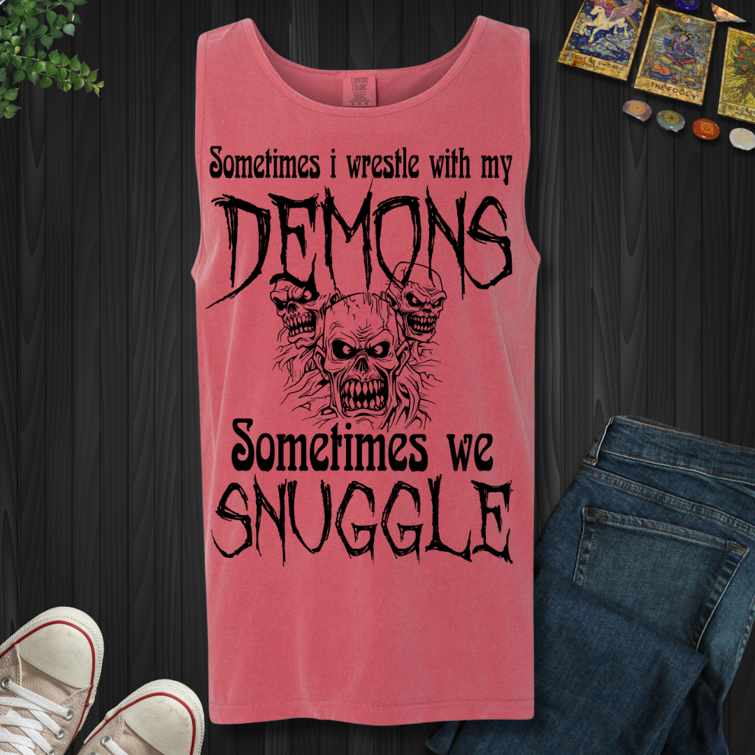 Sometimes I Wrestle With My Demons Tank Top