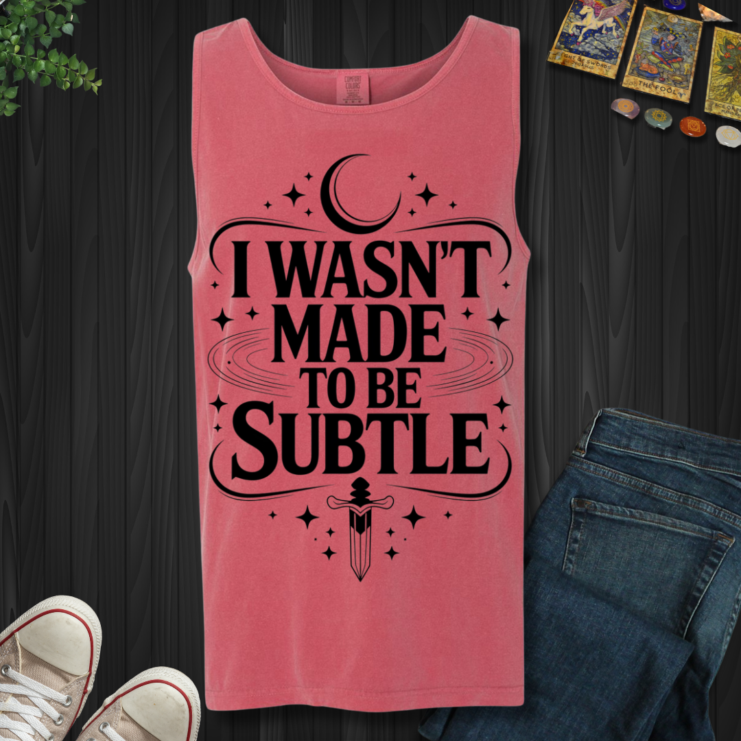 Not Subtle Tank Top