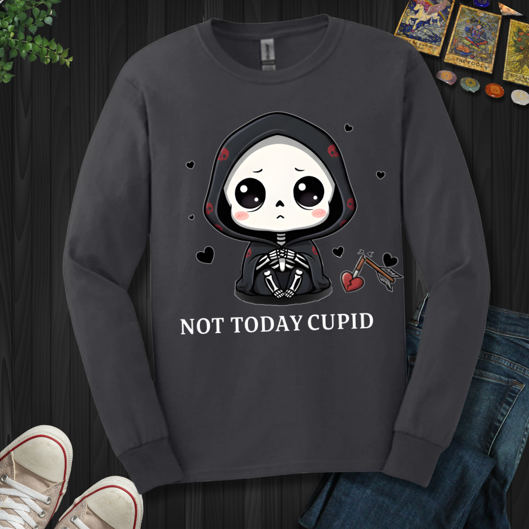 Not Today Cupid Long Sleeve Tee